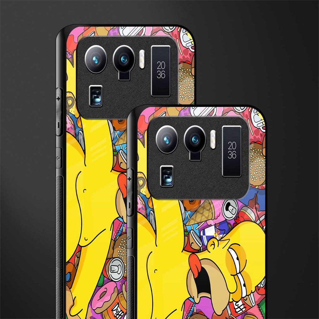 drunk homer simpsons glass case for mi 11 ultra 5g image-2