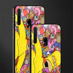 drunk homer simpsons glass case for samsung a21 image-2