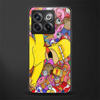 drunk homer simpsons back phone cover | glass case for oneplus 10t
