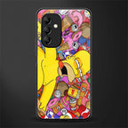 drunk homer simpsons back phone cover | glass case for samsung galaxy a14 5g