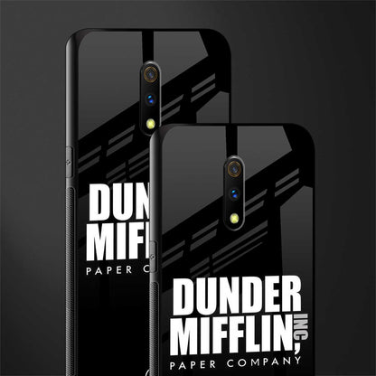 dunder mifflin glass case for realme x image-2