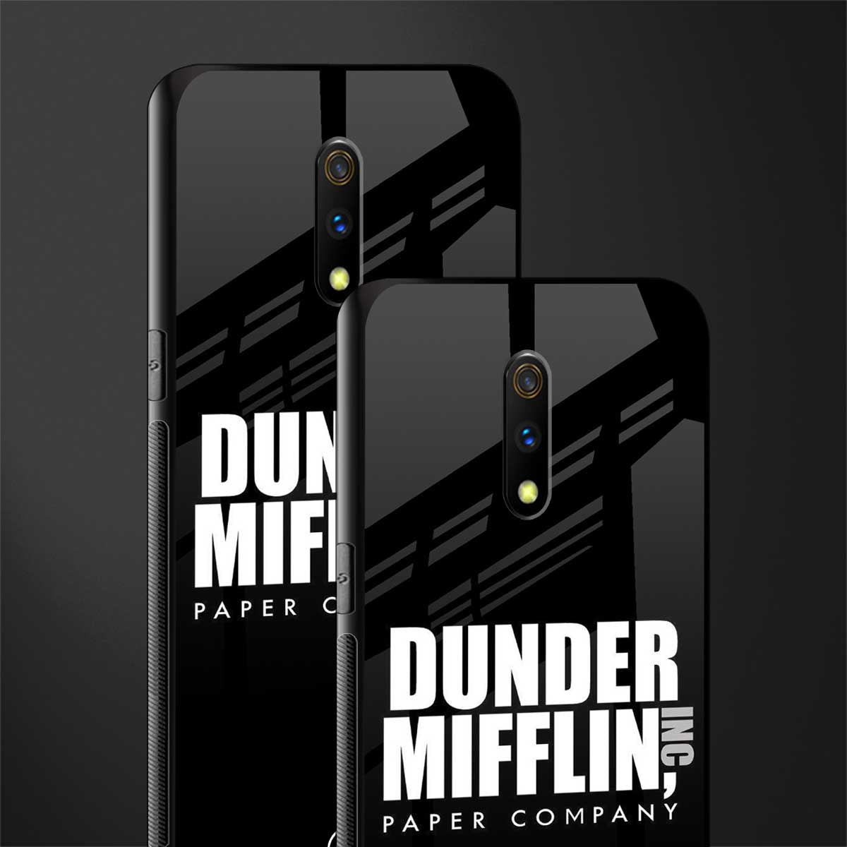 dunder mifflin glass case for oppo k3 image-2