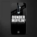 dunder mifflin glass case for oppo reno 2f image