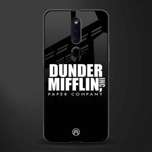 dunder mifflin glass case for oppo f11 pro image