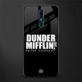 dunder mifflin glass case for oppo f11 image