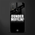 dunder mifflin glass case for vivo u20 image