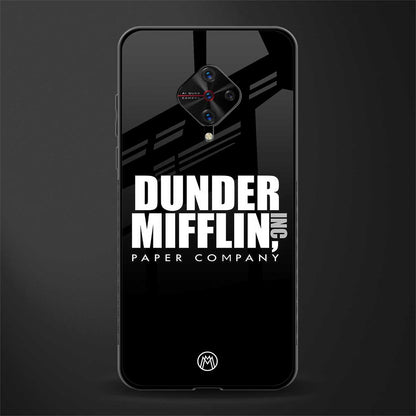 dunder mifflin glass case for vivo s1 pro image