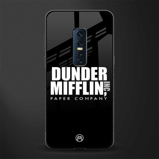 dunder mifflin glass case for vivo v17 pro image