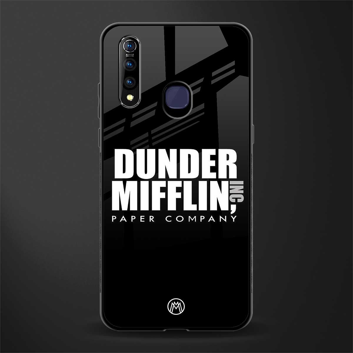 dunder mifflin glass case for vivo z1 pro image