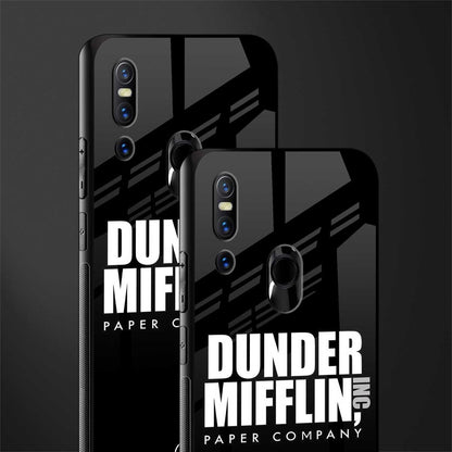 dunder mifflin glass case for vivo v15 image-2