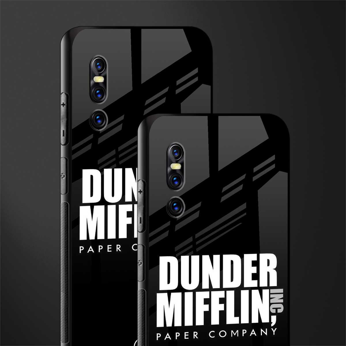 dunder mifflin glass case for vivo v15 pro image-2