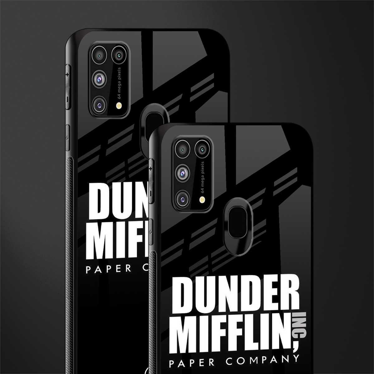 dunder mifflin glass case for samsung galaxy f41 image-2