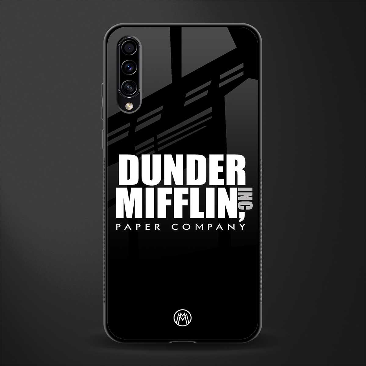 dunder mifflin glass case for samsung galaxy a50 image