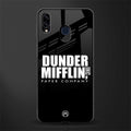 dunder mifflin glass case for samsung galaxy m10s image
