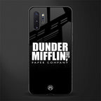 dunder mifflin glass case for samsung galaxy note 10 plus image