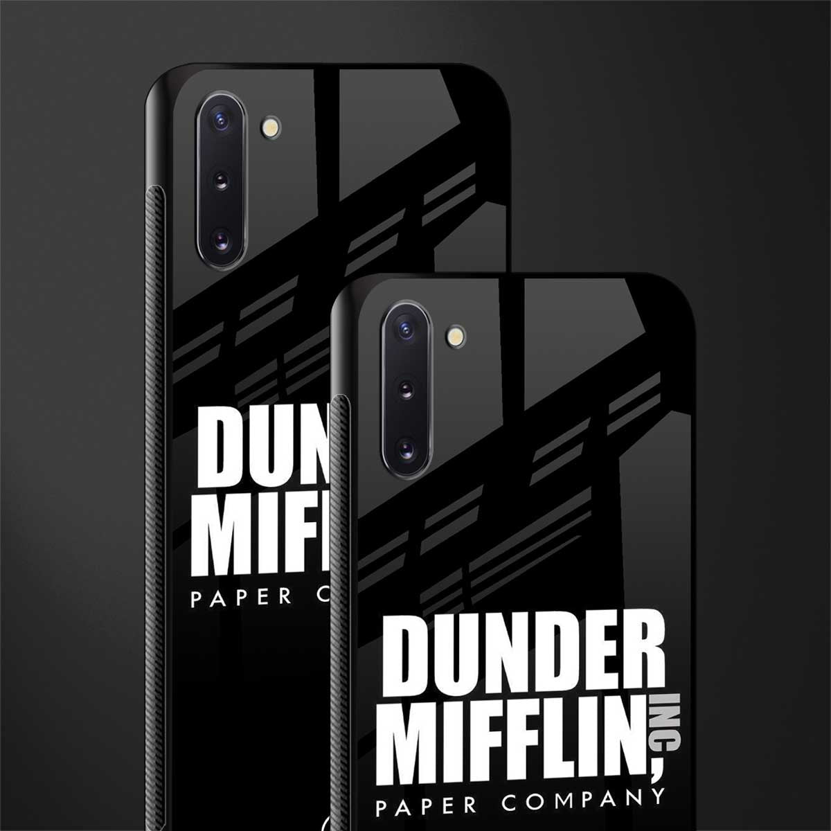 dunder mifflin glass case for samsung galaxy note 10 image-2