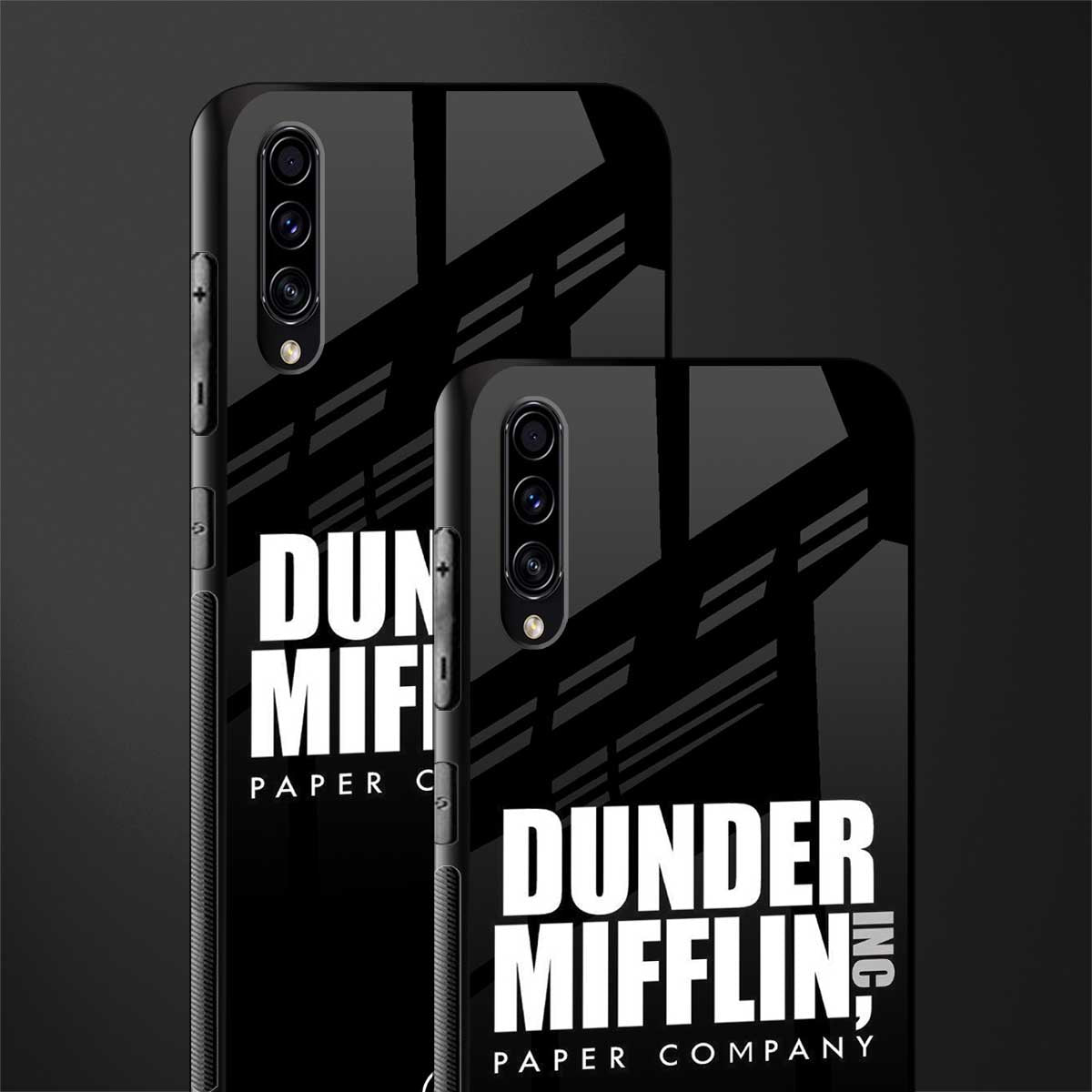 dunder mifflin glass case for samsung galaxy a70 image-2