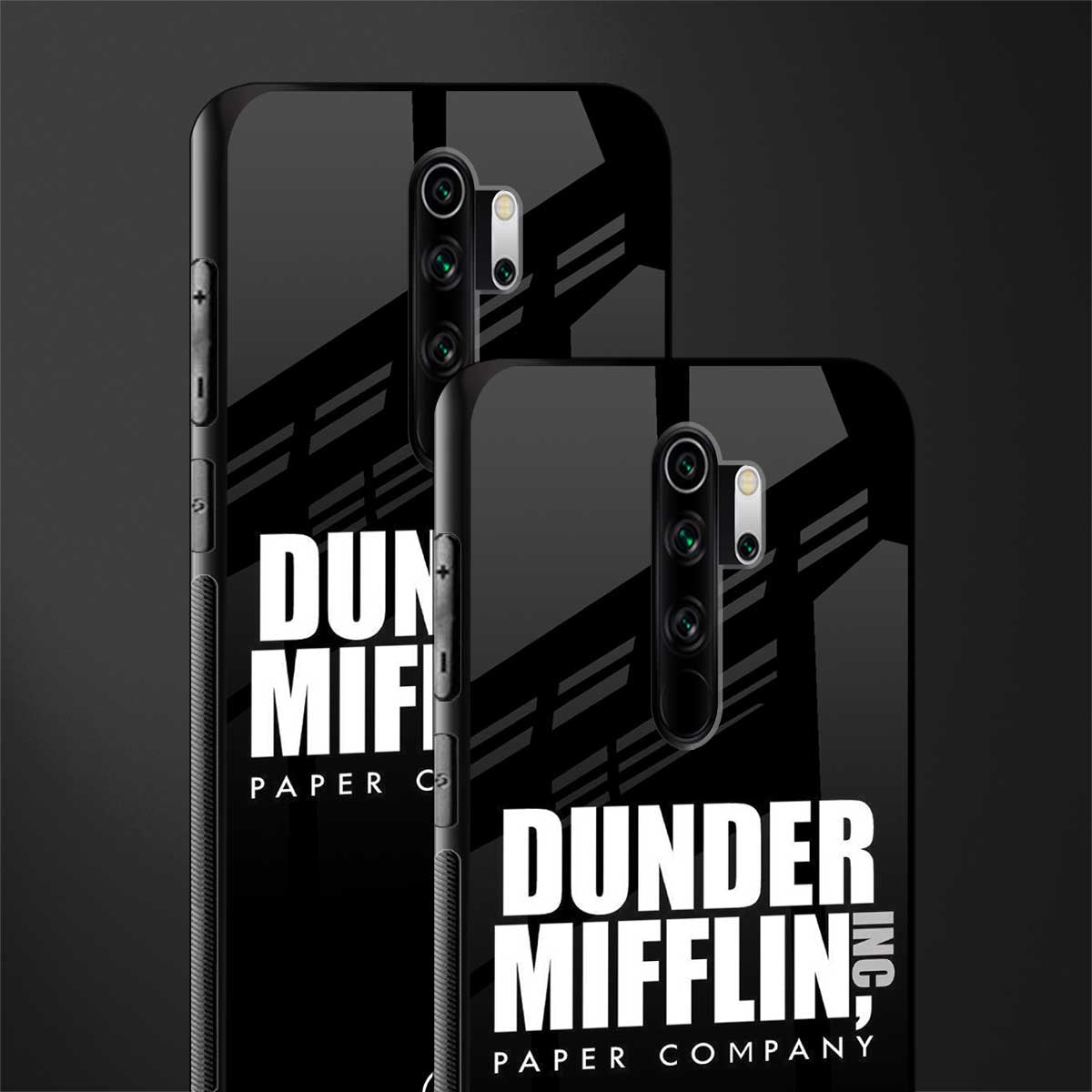 dunder mifflin glass case for redmi note 8 pro image-2
