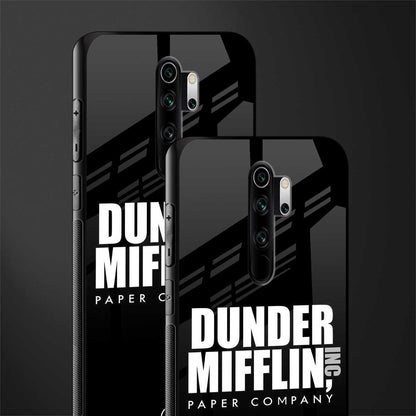 dunder mifflin glass case for redmi note 8 pro image-2