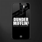 dunder mifflin glass case for redmi note 8 pro image