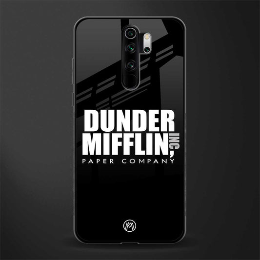 dunder mifflin glass case for redmi note 8 pro image