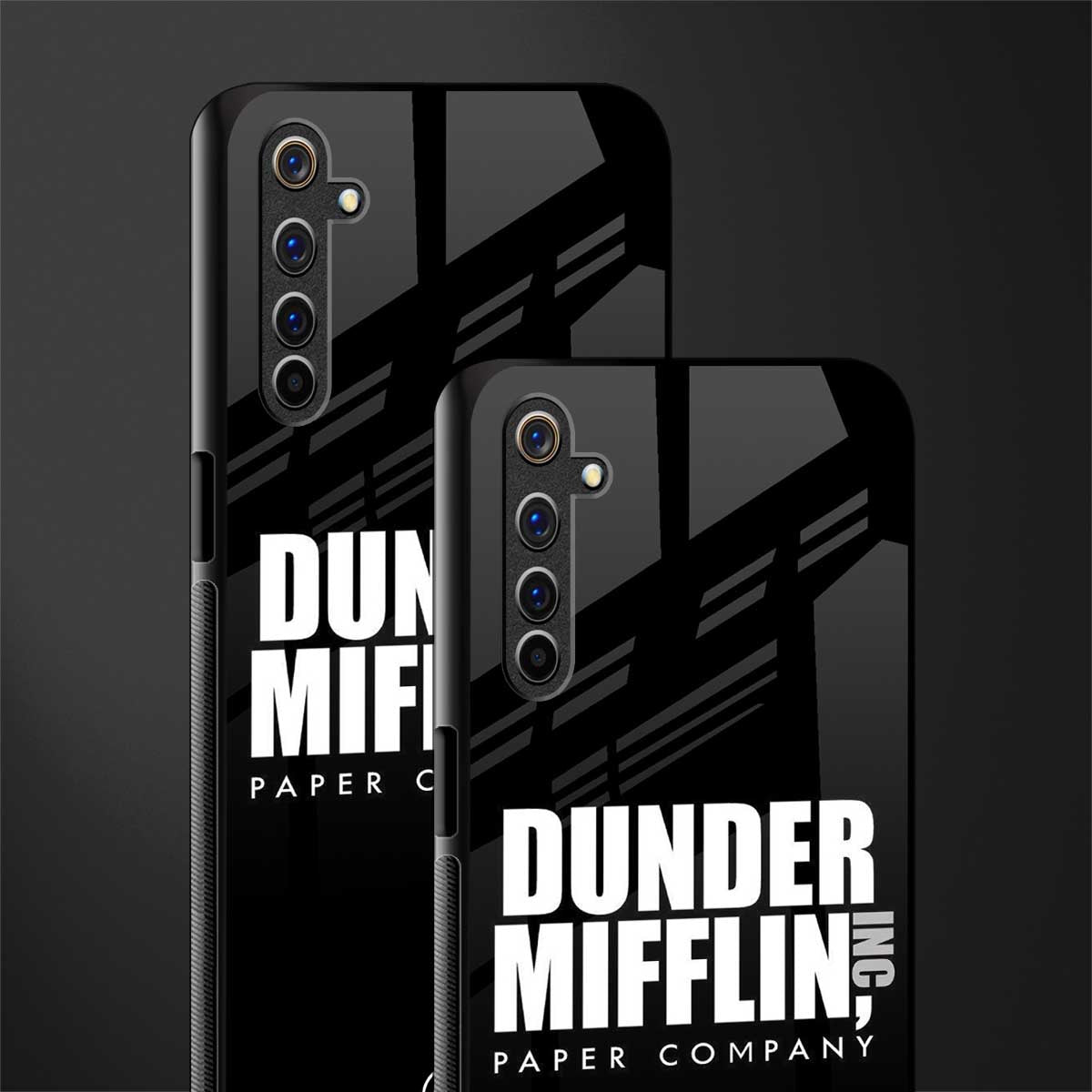dunder mifflin glass case for realme 6i image-2