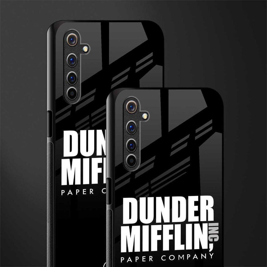 dunder mifflin glass case for realme 6 image-2