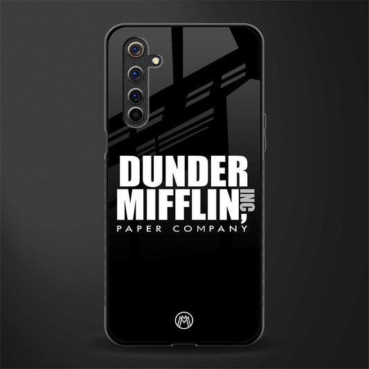 dunder mifflin glass case for realme 6i image