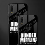 dunder mifflin glass case for redmi y3 image-2