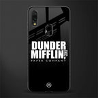 dunder mifflin glass case for redmi y3 image
