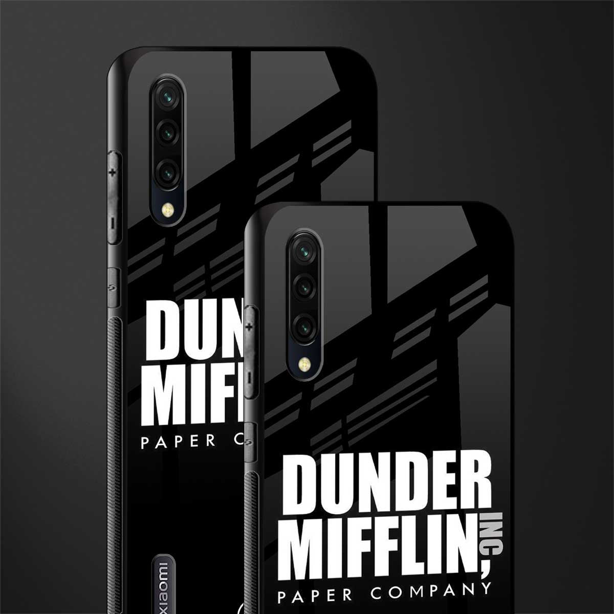 dunder mifflin glass case for mi a3 redmi a3 image-2