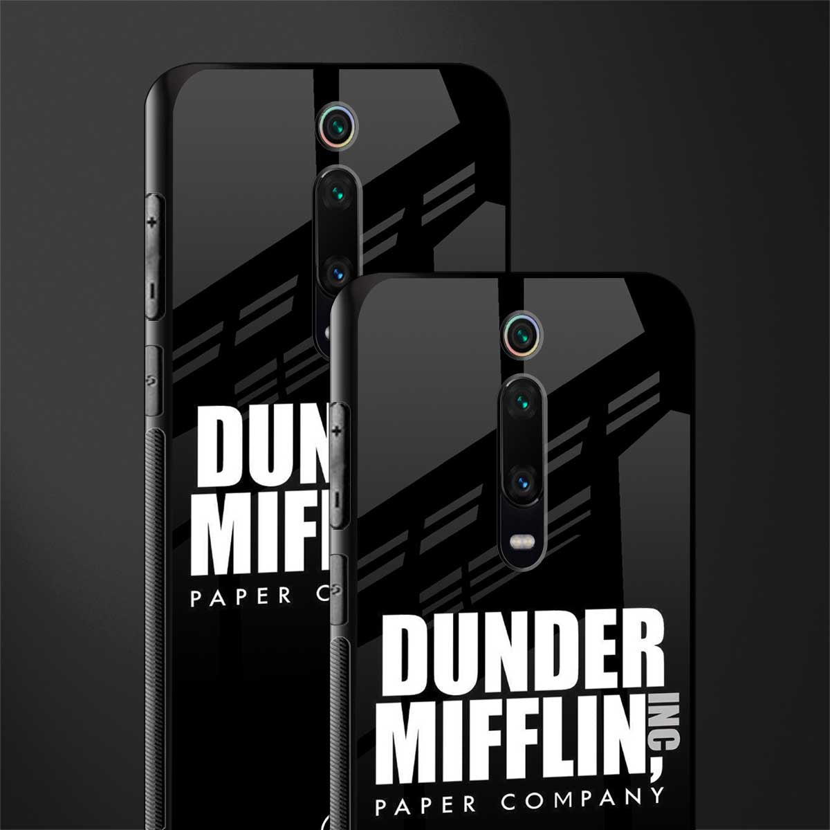 dunder mifflin glass case for redmi k20 image-2