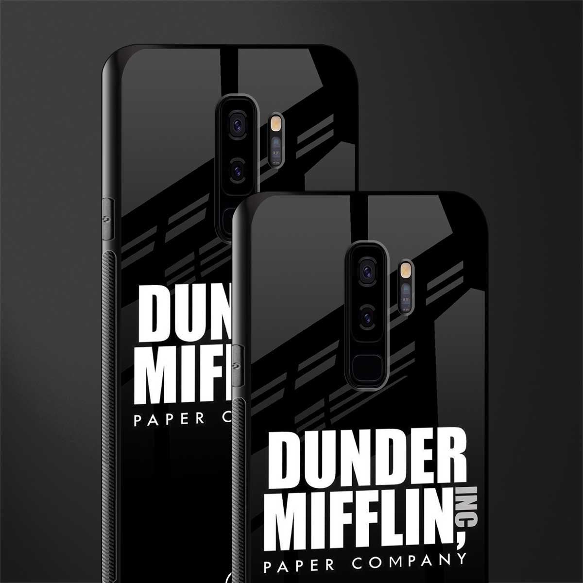 dunder mifflin glass case for samsung galaxy s9 plus image-2