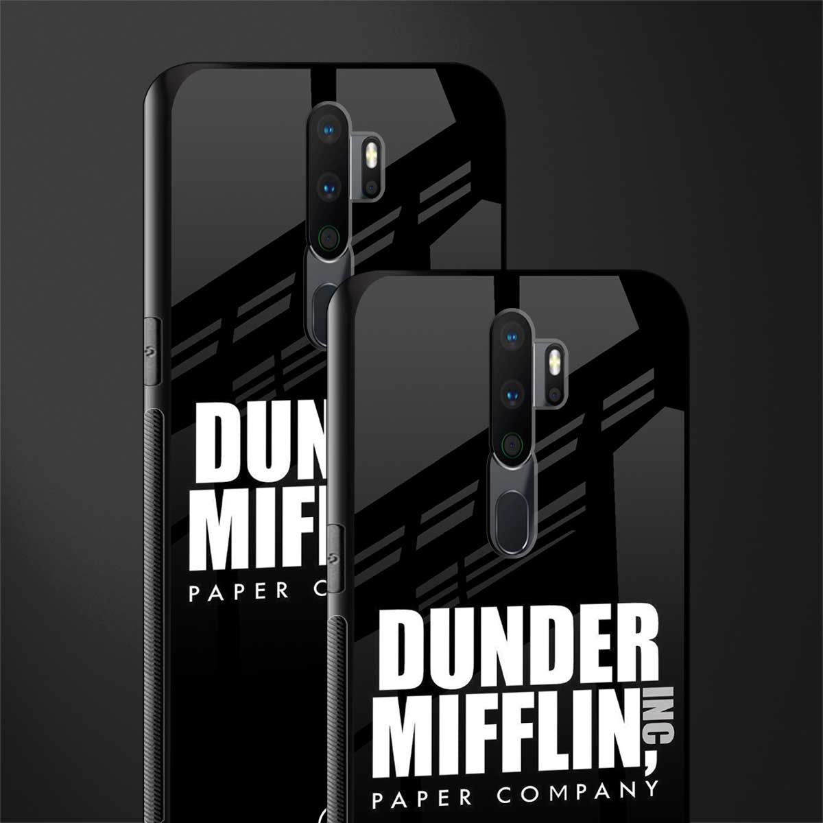 dunder mifflin glass case for oppo a9 2020 image-2