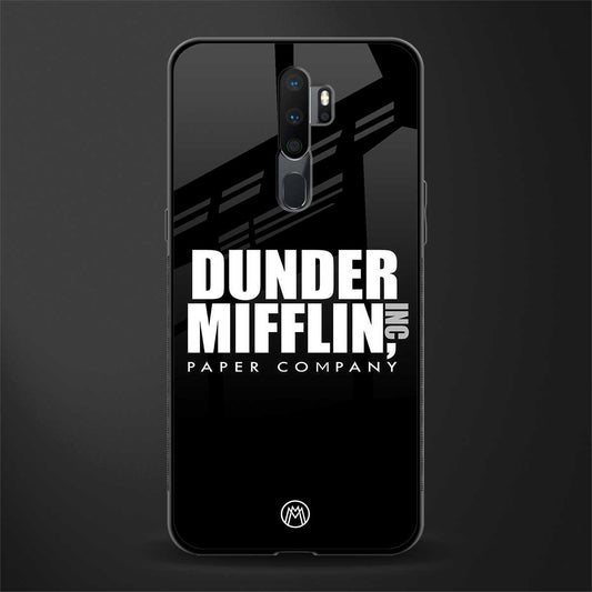dunder mifflin glass case for oppo a5 2020 image
