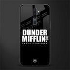 dunder mifflin glass case for oppo a9 2020 image