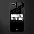 dunder mifflin glass case for oppo a7 image