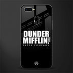 dunder mifflin glass case for oppo a7 image