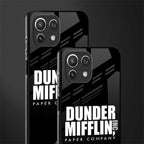 dunder mifflin glass case for mi 11 lite image-2
