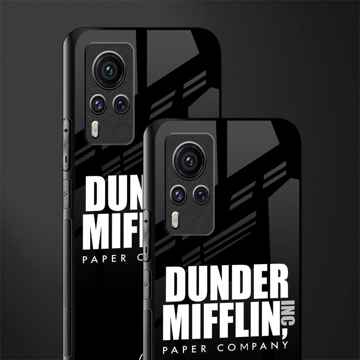 dunder mifflin glass case for vivo x60 pro image-2