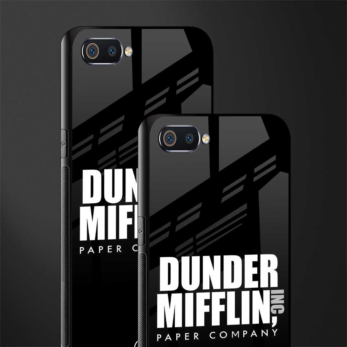 dunder mifflin glass case for realme c2 image-2