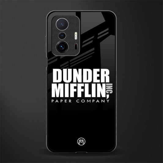 dunder mifflin glass case for mi 11t pro 5g image
