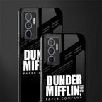 dunder mifflin glass case for vivo v23e image-2