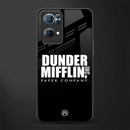 dunder mifflin glass case for oppo reno7 pro 5g image