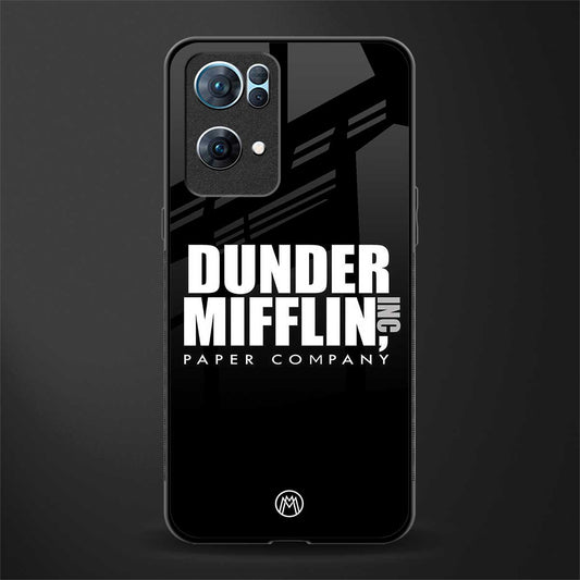 dunder mifflin glass case for oppo reno7 pro 5g image