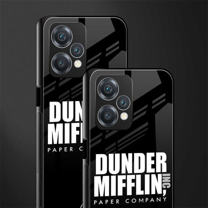 dunder mifflin back phone cover | glass case for realme 9 pro 5g