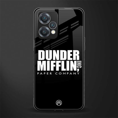 dunder mifflin back phone cover | glass case for realme 9 pro 5g