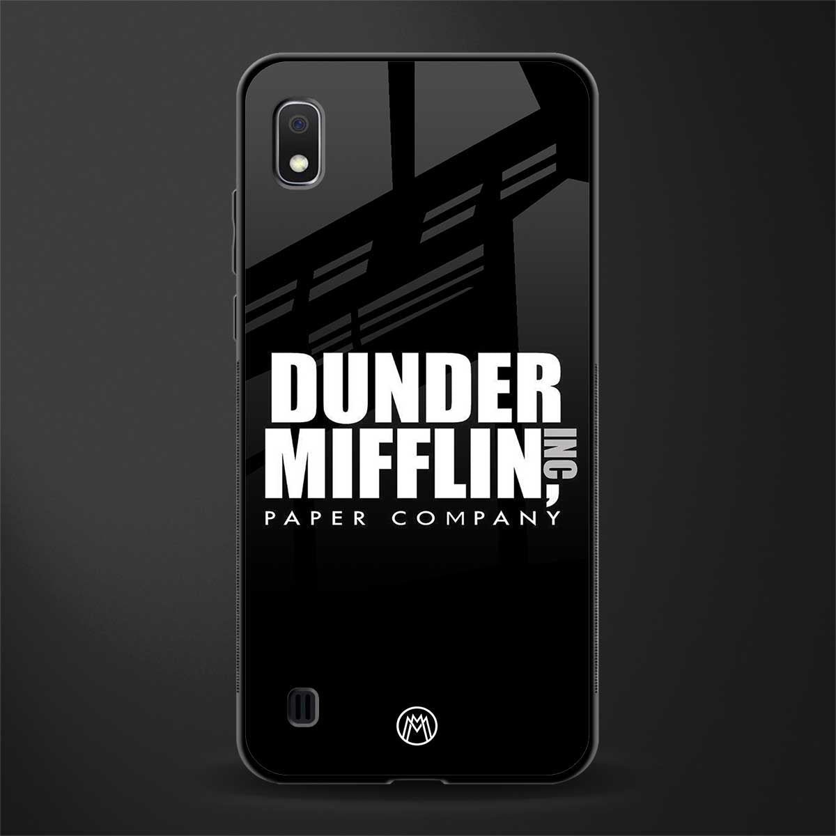 dunder mifflin glass case for samsung galaxy a10 image