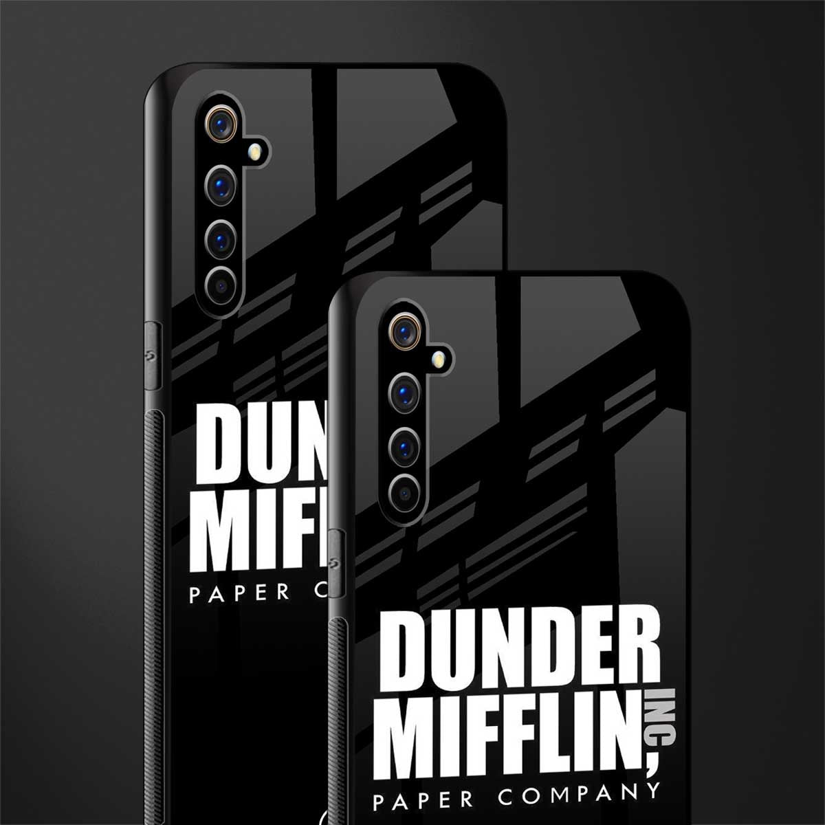 dunder mifflin glass case for realme x50 pro image-2