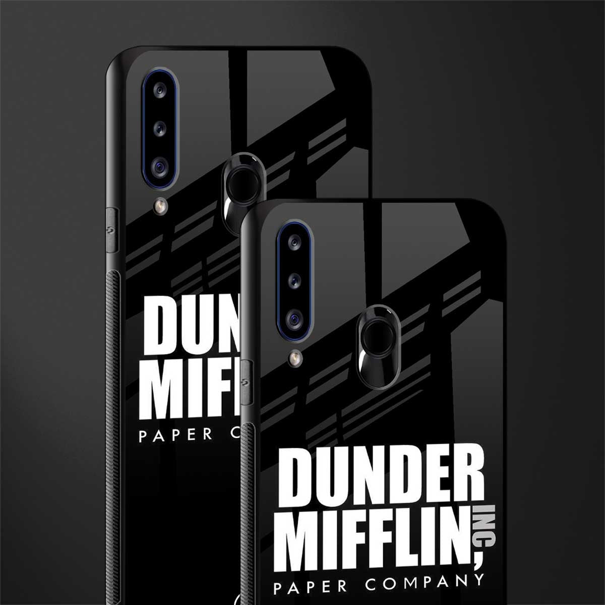 dunder mifflin glass case for samsung galaxy a20s image-2